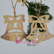 Decor Craciun - Ornament Brad Lemn Clopotel