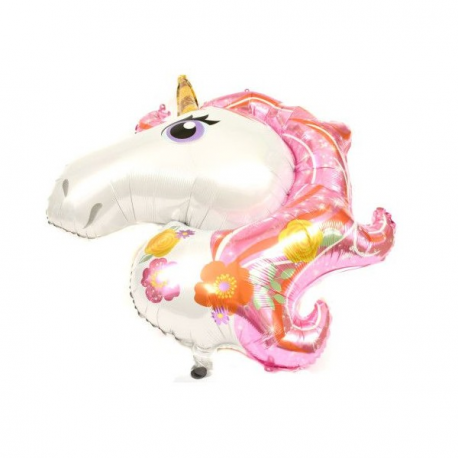 Balon Folie Unicorn Roz - Decor Eveniment
