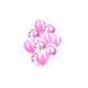 Set 10 Baloane Colorate si cu Confetti - Decor Eveniment